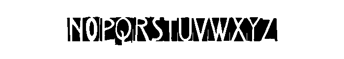 FreakyTwenties Font LOWERCASE