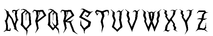 Frecs Ominous Font UPPERCASE