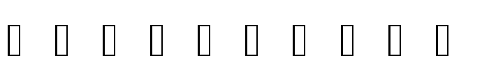 FreeTags Font OTHER CHARS