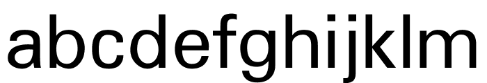 FreeUniversal-Regular Font LOWERCASE