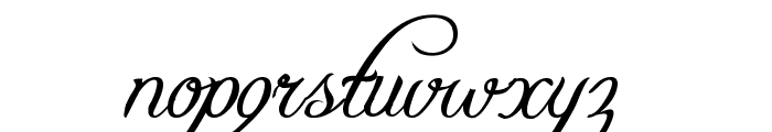 Freebooter Script Font LOWERCASE