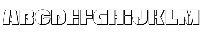 Freedom Fighter 3D Regular Font UPPERCASE