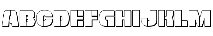 Freedom Fighter 3D Regular Font LOWERCASE