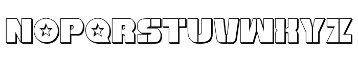 Freedom Fighter 3D Regular Font LOWERCASE