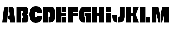 Freedom Fighter Condensed Font UPPERCASE