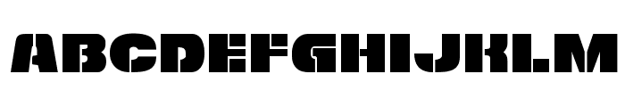 Freedom Fighter Expanded Font LOWERCASE