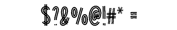 Freelancer Font OTHER CHARS