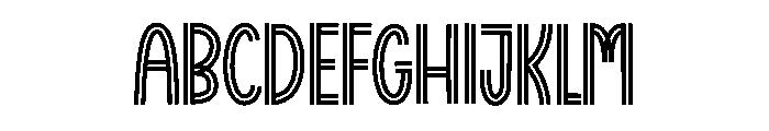 Freelancer Font UPPERCASE