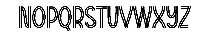 Freelancer Font LOWERCASE