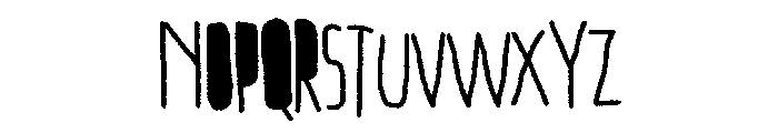 Freeport Go Away Font LOWERCASE