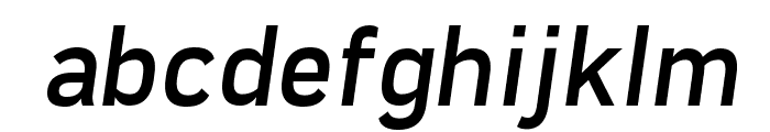 Freeroad Italic Font LOWERCASE