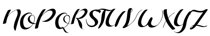 Freesia Flower Font UPPERCASE