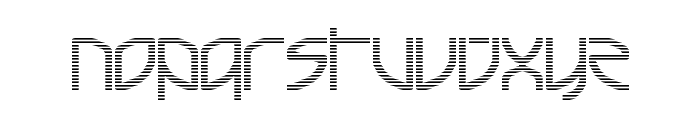 French Electric - Techno Regular Font LOWERCASE