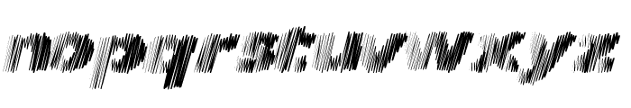 Frequency Font LOWERCASE