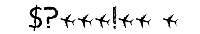 Frequent Flyer DEMO Regular Font OTHER CHARS