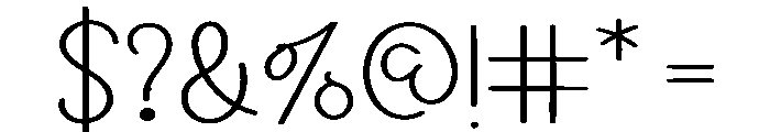 Fresf Glamour Font OTHER CHARS