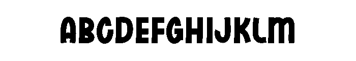 Fresh Banana1 Font UPPERCASE