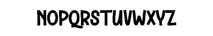 Fresh Flower Font UPPERCASE