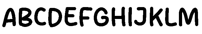 Fresh Jam Font UPPERCASE