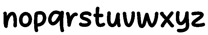 Fresh Jam Font LOWERCASE
