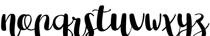 Fresh Mustard Font LOWERCASE