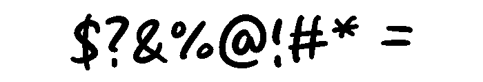Fresh Palm Font OTHER CHARS
