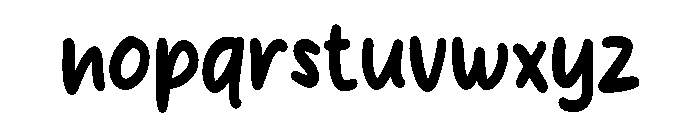 Fresh Soda Font LOWERCASE