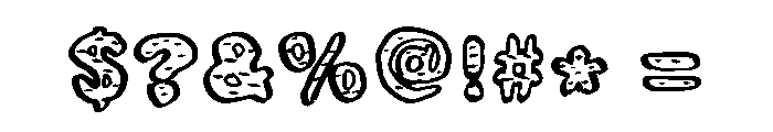 FreshBagel Font OTHER CHARS