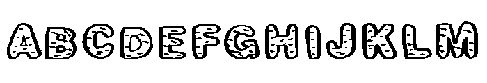 FreshBagel Font UPPERCASE