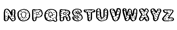 FreshBagel Font UPPERCASE