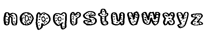 FreshBagel Font LOWERCASE