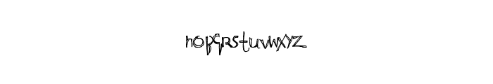 FreshWaters Font LOWERCASE