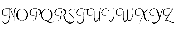 Freshca Regular Font UPPERCASE