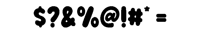 Freshly Pumpkin Regular Font OTHER CHARS