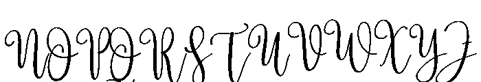 Freshtea Font UPPERCASE
