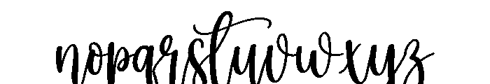 Freshtea Font LOWERCASE