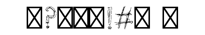 Fresszettel Font OTHER CHARS