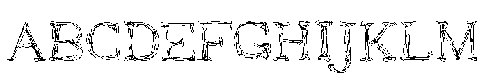 Fresszettel Font UPPERCASE