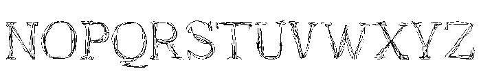 Fresszettel Font UPPERCASE