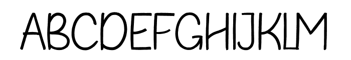 Fribash-Regular Font UPPERCASE