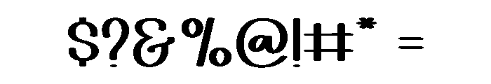 Friday Funky Font OTHER CHARS