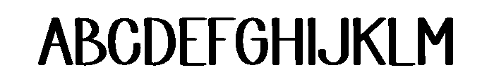 Friday Funky Font UPPERCASE