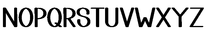 Friday Funky Font UPPERCASE