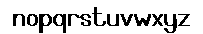 Friday Funky Font LOWERCASE