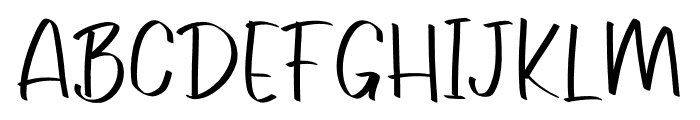 Friday Say Font UPPERCASE
