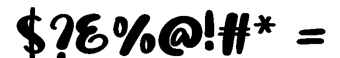Friday2 Font OTHER CHARS