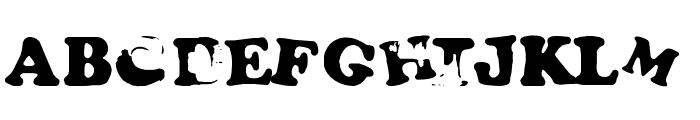Fridge Magnets Font UPPERCASE