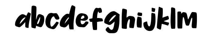 Fried Chicken Font LOWERCASE