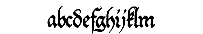 Friedolin Font LOWERCASE