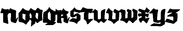 Friedrich Nietzsche Font LOWERCASE